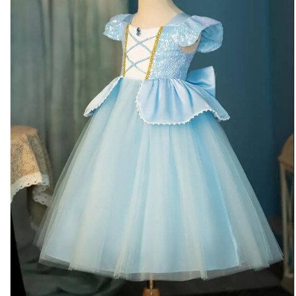 Blue Princess Kids Halloween Costume - Picture 2 of 5